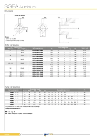 Sprzęgło SGEA51D03040FG fi-30 - MP Filtri